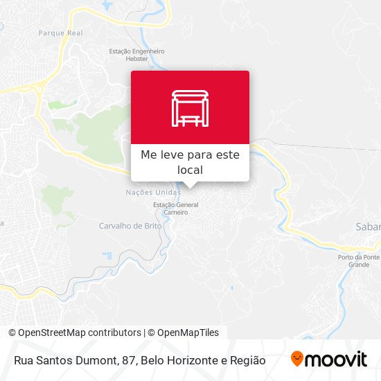 Rua Santos Dumont, 87 mapa