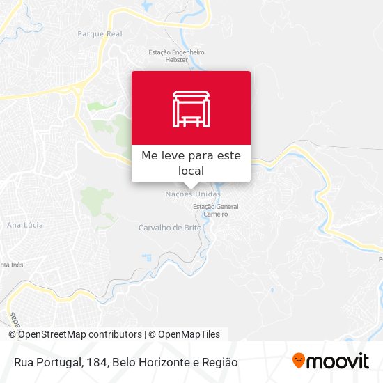 Rua Portugal, 184 mapa