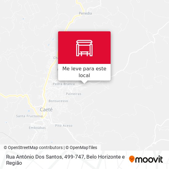 Rua Antônio Dos Santos, 499-747 mapa