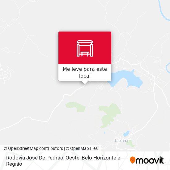 Rodovia José De Pedrão, Oeste mapa