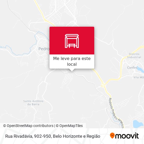 Rua Rivadávia, 902-950 mapa