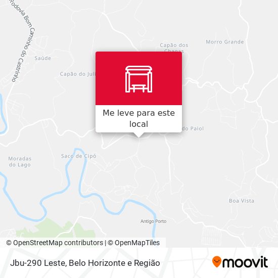 Jbu-290 Leste mapa