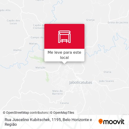 Rua Juscelino Kubitschek, 1195 mapa