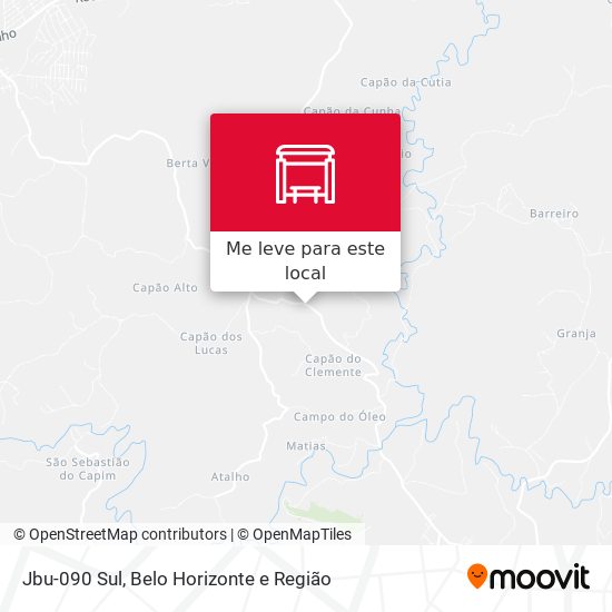 Jbu-090 Sul mapa