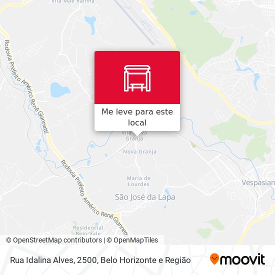 Rua Idalina Alves, 2500 mapa