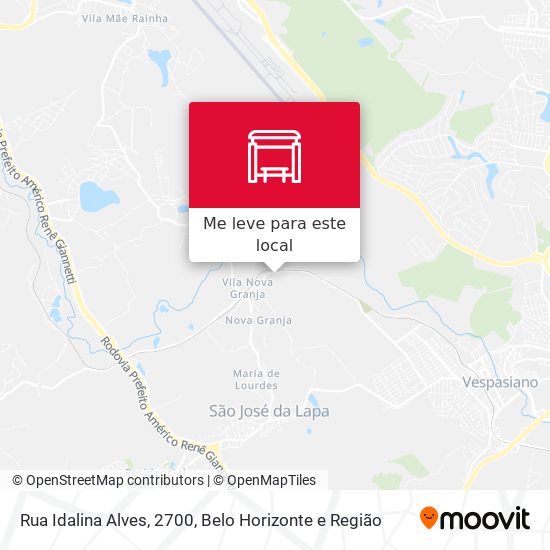 Rua Idalina Alves, 2700 mapa