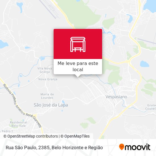 Rua São Paulo, 2385 mapa