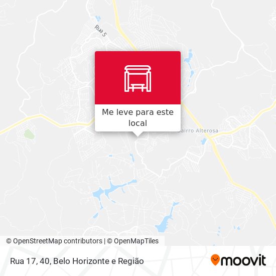 Rua 17, 40 mapa