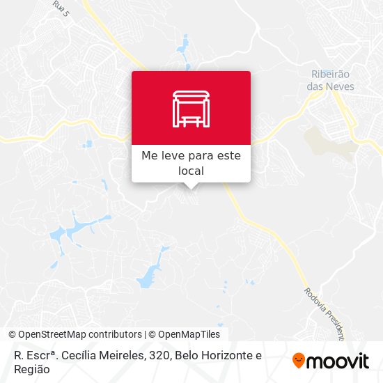 R. Escrª. Cecília Meireles, 320 mapa