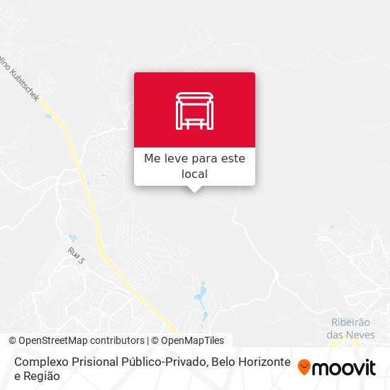 Complexo Prisional Público-Privado mapa
