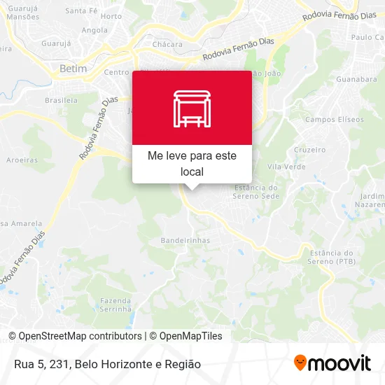 Rua 5, 231 mapa