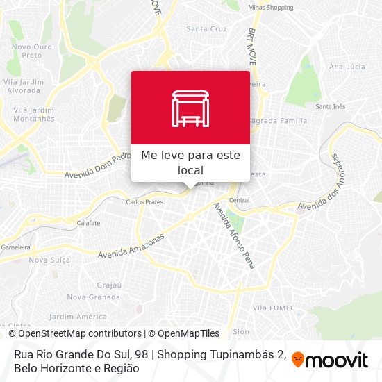 Rua Rio Grande Do Sul, 98 | Shopping Tupinambás 2 mapa