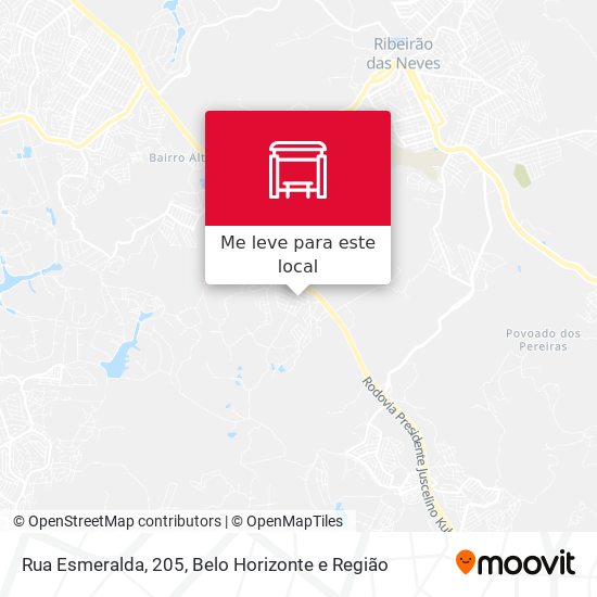 Rua Esmeralda, 205 mapa