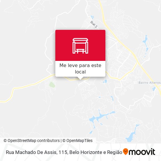 Rua Machado De Assis, 115 mapa