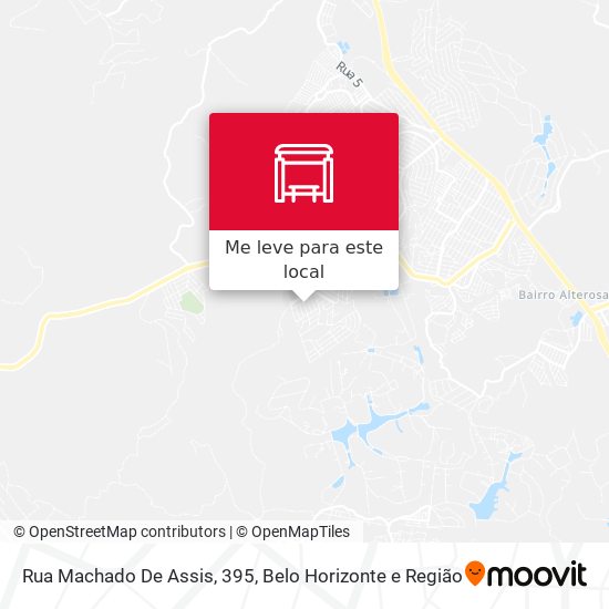 Rua Machado De Assis, 395 mapa