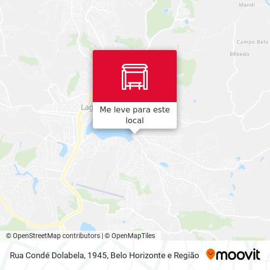 Rua Condé Dolabela, 1945 mapa