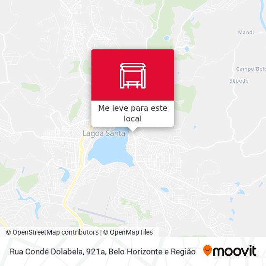 Rua Condé Dolabela, 921a mapa