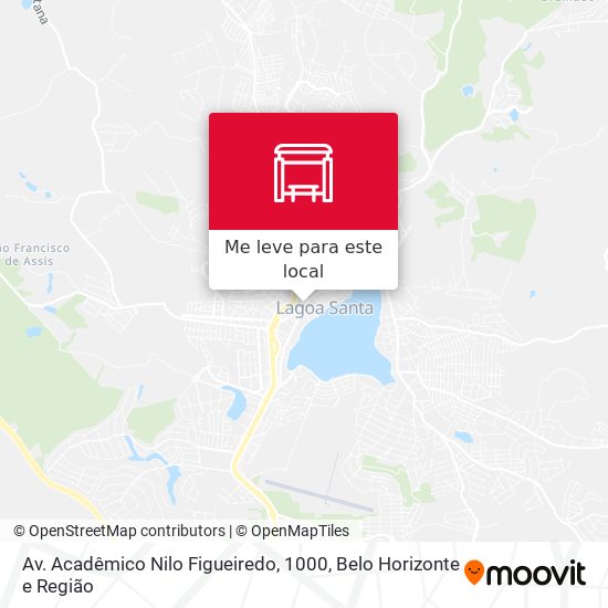 Av. Acadêmico Nilo Figueiredo, 1000 mapa