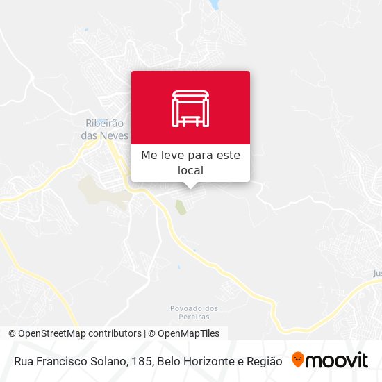 Rua Francisco Solano, 185 mapa