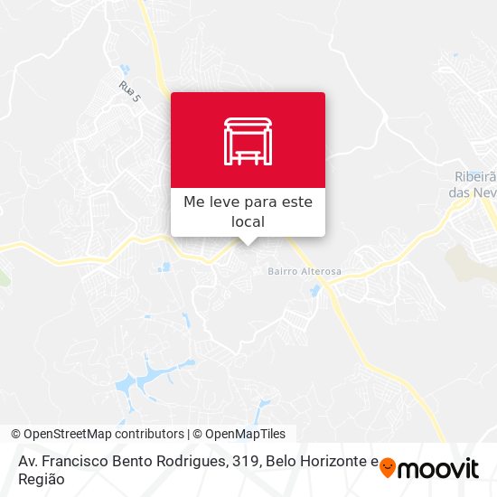 Av. Francisco Bento Rodrigues, 319 mapa