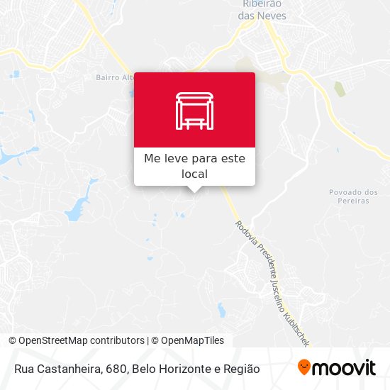 Rua Castanheira, 680 mapa