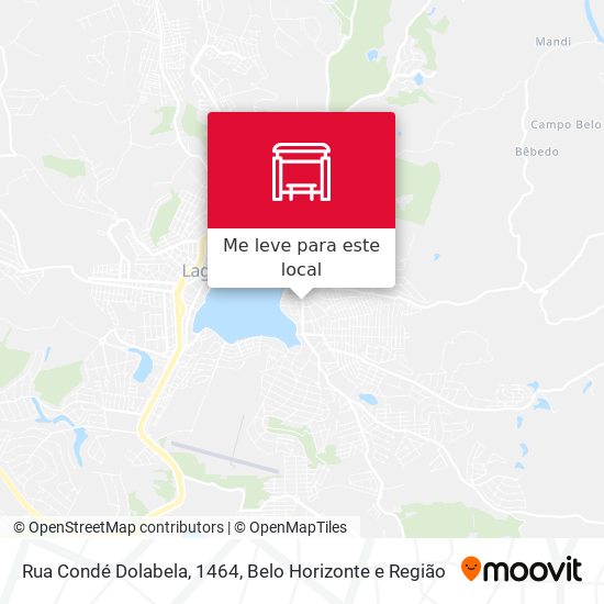 Rua Condé Dolabela, 1464 mapa