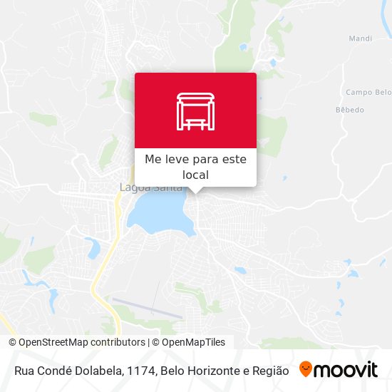 Rua Condé Dolabela, 1174 mapa