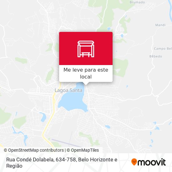 Rua Condé Dolabela, 634-758 mapa