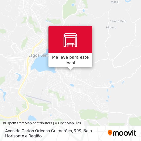 Avenida Carlos Orleans Guimarães, 999 mapa