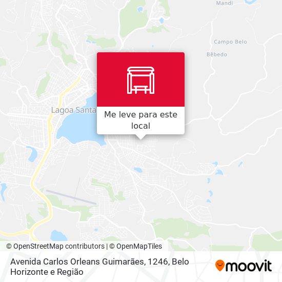 Avenida Carlos Orleans Guimarães, 1246 mapa