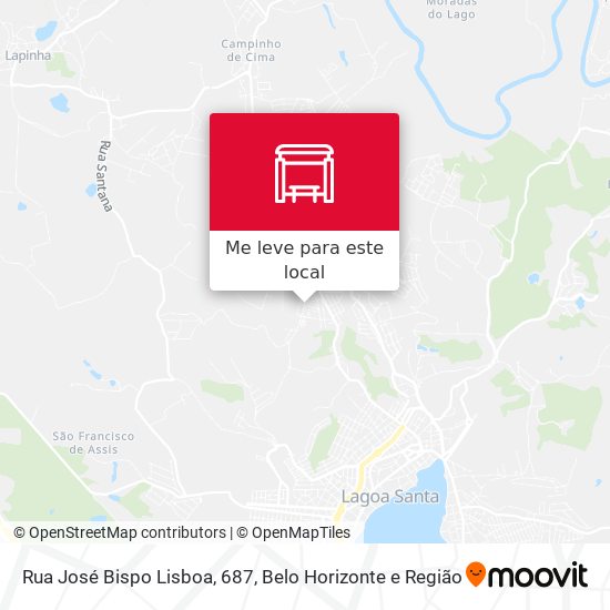 Rua José Bispo Lisboa, 687 mapa
