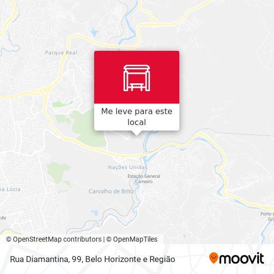 Rua Diamantina, 99 mapa