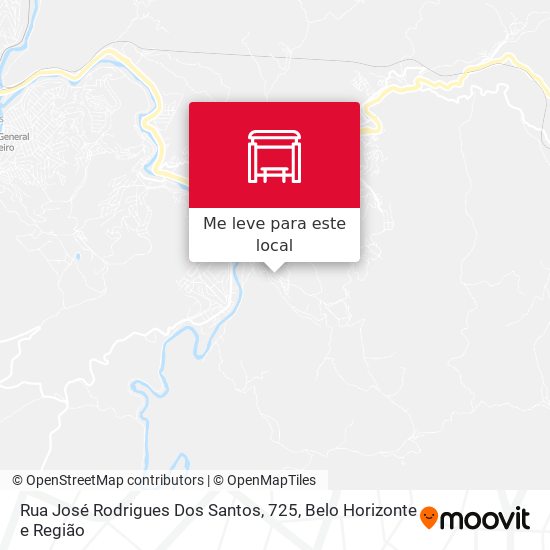 Rua José Rodrigues Dos Santos, 725 mapa