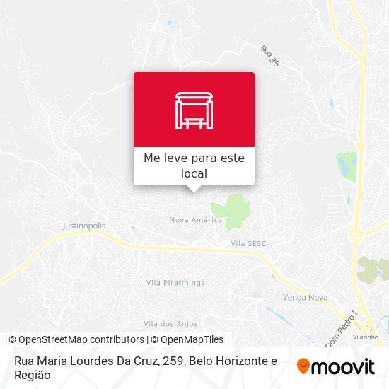 Rua Maria Lourdes Da Cruz, 259 mapa