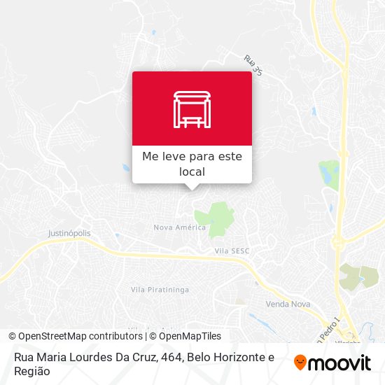 Rua Maria Lourdes Da Cruz, 464 mapa