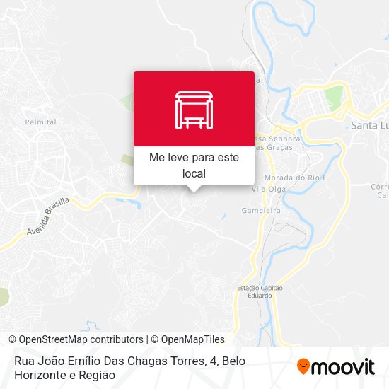 Rua João Emílio Das Chagas Torres, 4 mapa