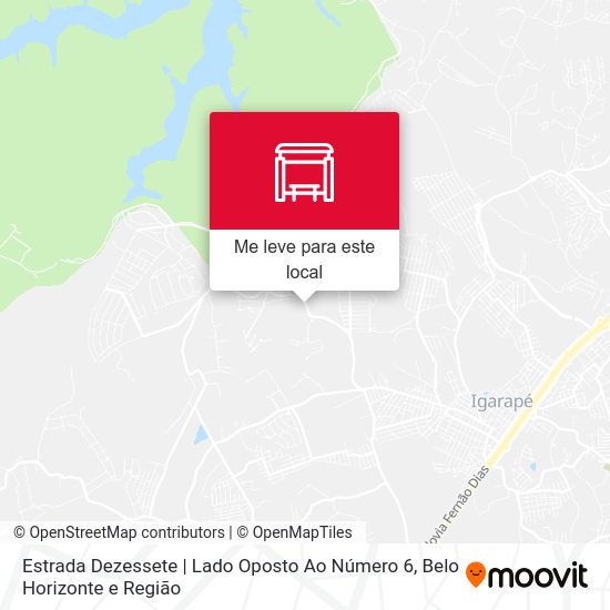 Estrada Dezessete | Lado Oposto Ao Número 6 mapa