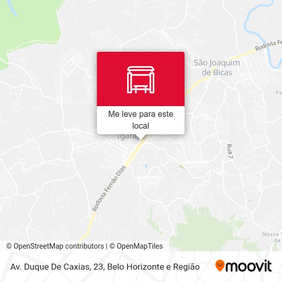 Av. Duque De Caxias, 23 mapa