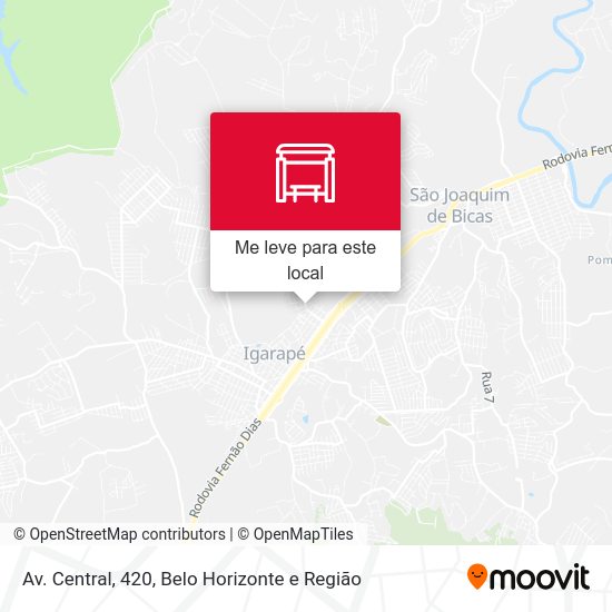 Av. Central, 420 mapa