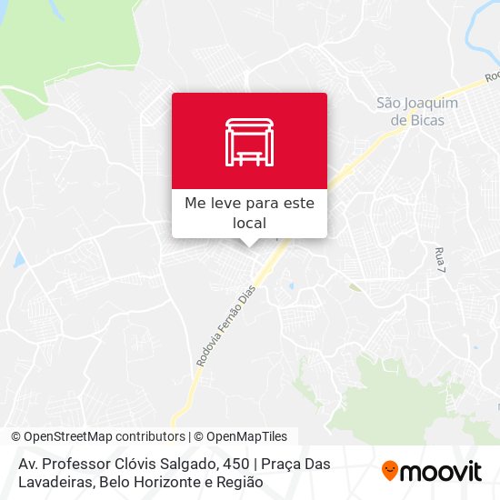 Av. Professor Clóvis Salgado, 450 | Praça Das Lavadeiras mapa