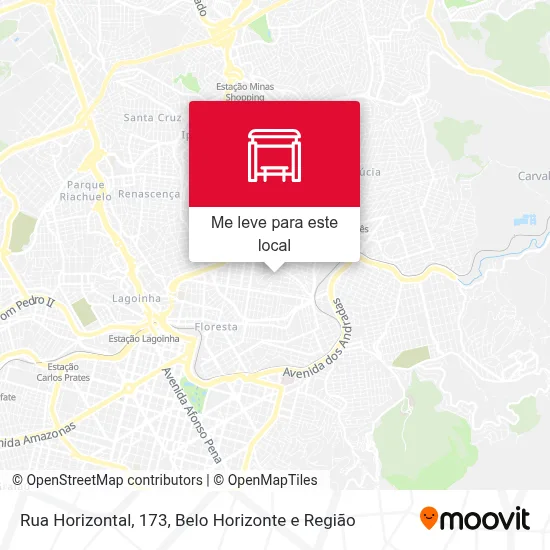 Rua Horizontal, 173 mapa
