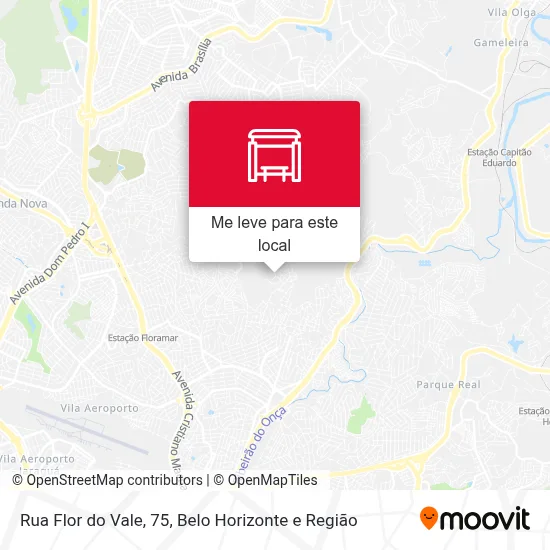 Rua Flor do Vale, 75 mapa
