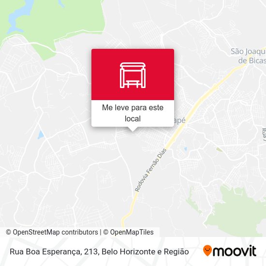 Rua Boa Esperança, 213 mapa