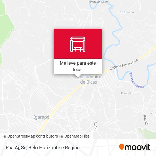 Rua Aj, Sn mapa