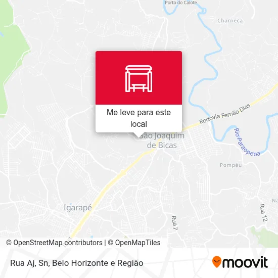 Rua Aj, Sn mapa