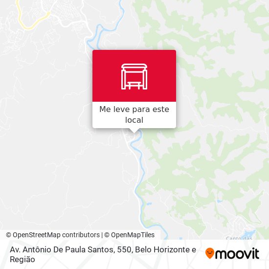 Av. Antônio De Paula Santos, 550 mapa