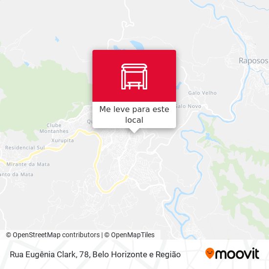 Rua Eugênia Clark, 78 mapa