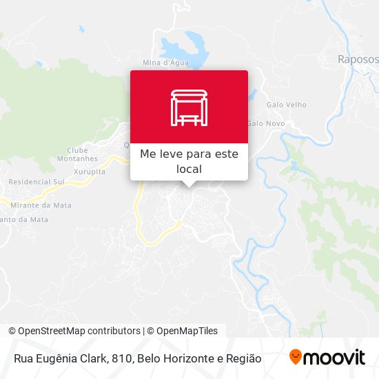 Rua Eugênia Clark, 810 mapa