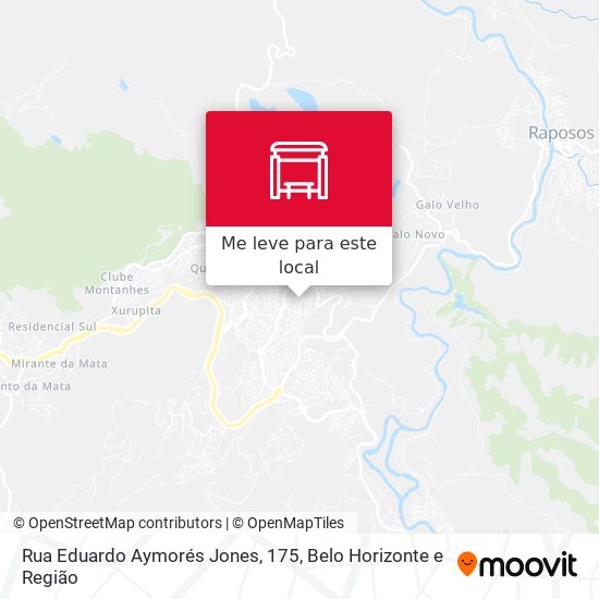 Rua Eduardo Aymorés Jones, 175 mapa