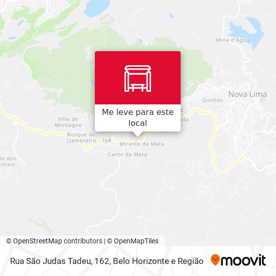 Rua São Judas Tadeu, 162 mapa